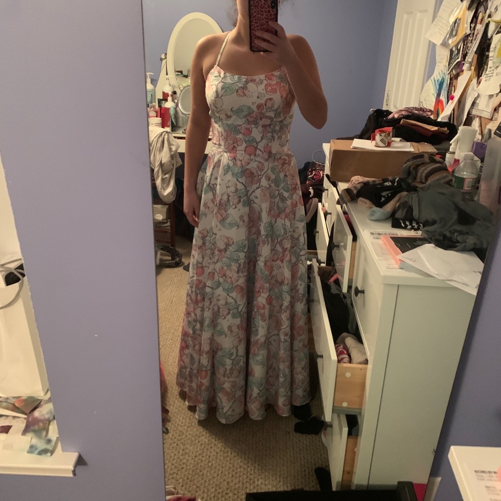floral prom dress